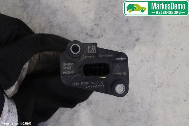 Nissan NAVARA, TREK-1 17-21 Injluftmassamätare