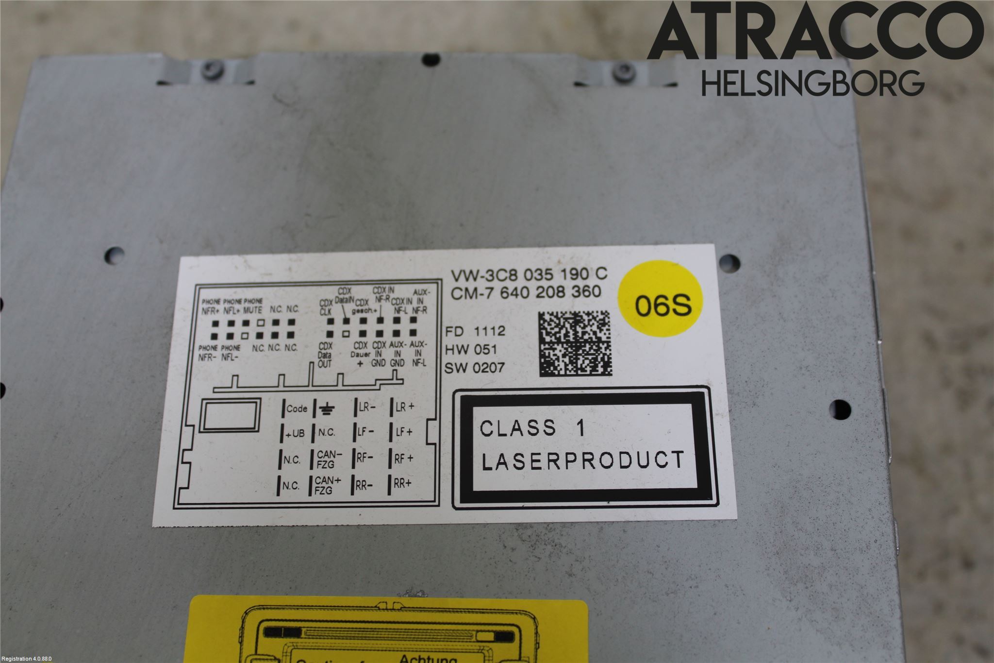 Volkswagen VW TIGUAN 07-16 Cd Radio - Multimediapanel