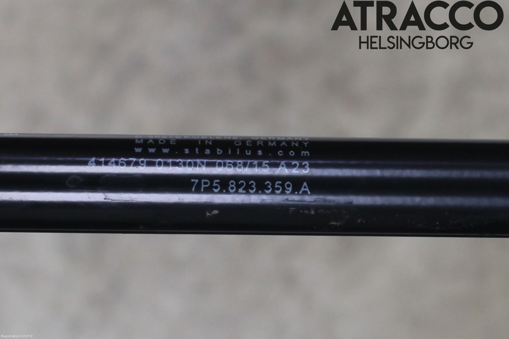 Porsche CAYENNE 03- Gasfjäder Motorhuv