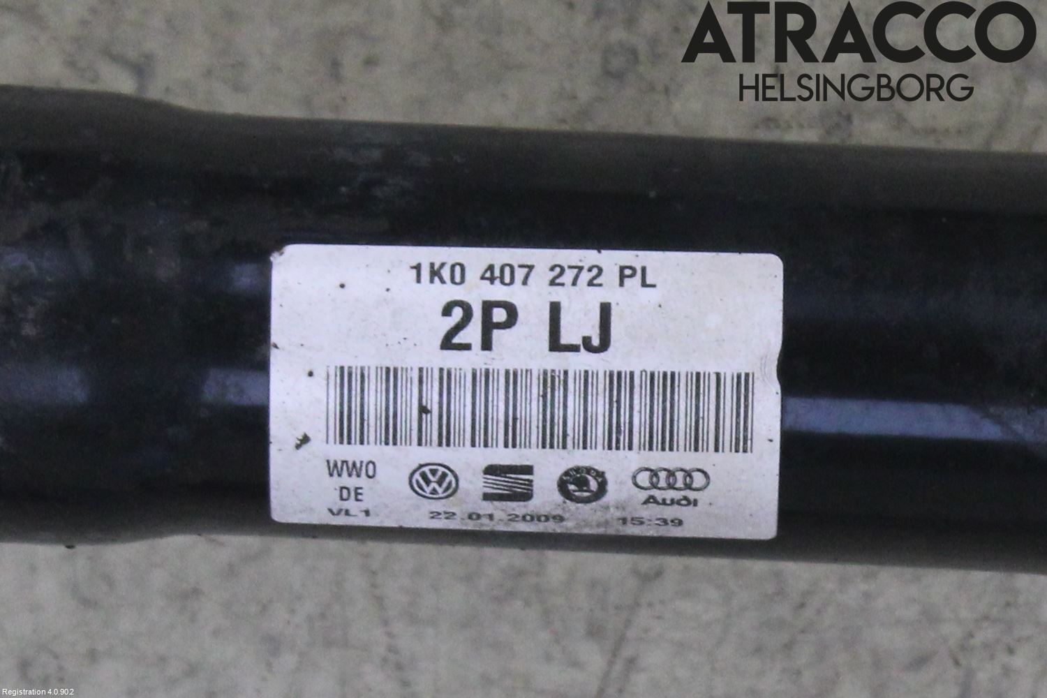 Volkswagen VW PASSAT CC 08-16 Drivaxel Fram Höger