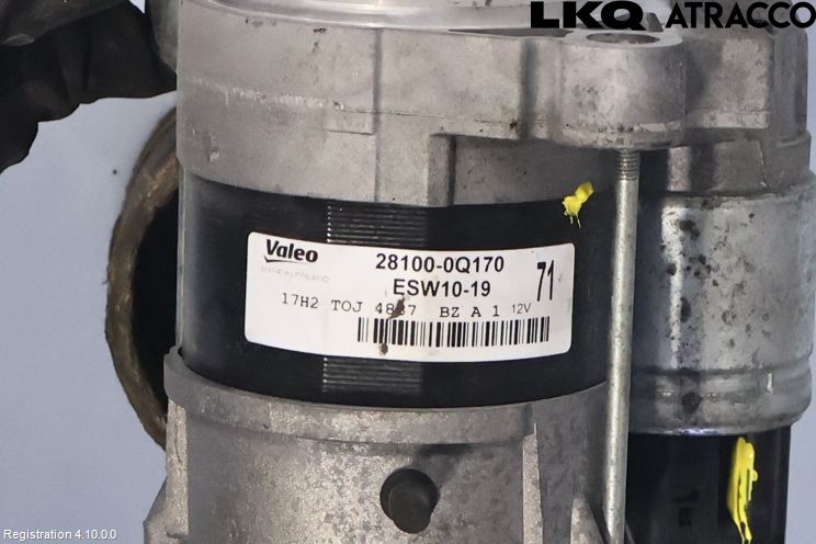 Toyota AYGO X AB70 22- Startmotor