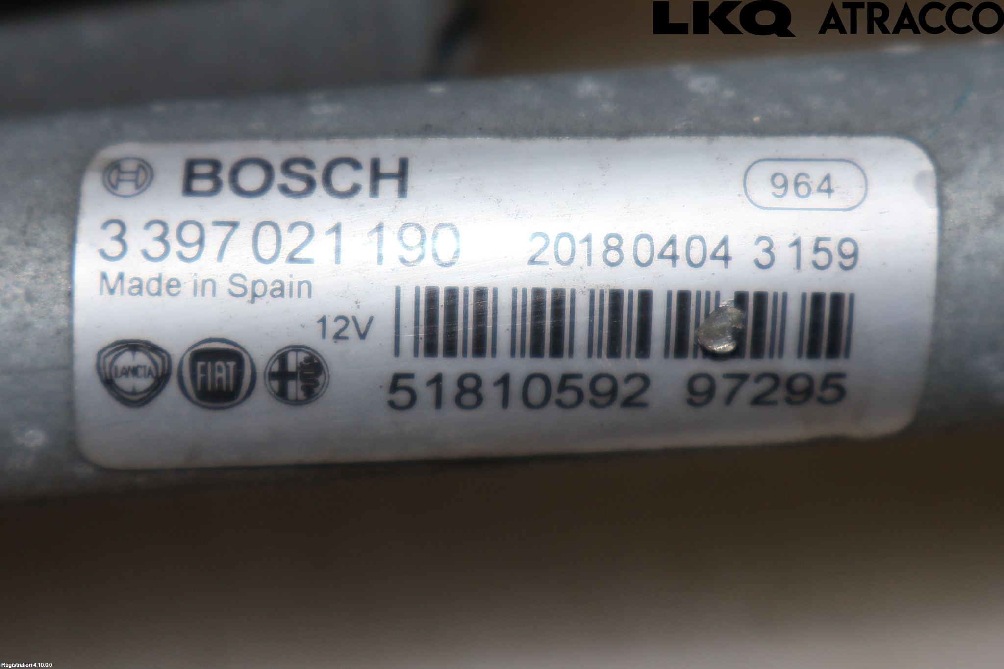 Opel COMBO D 12-18 Torkarmekanism Vindruta