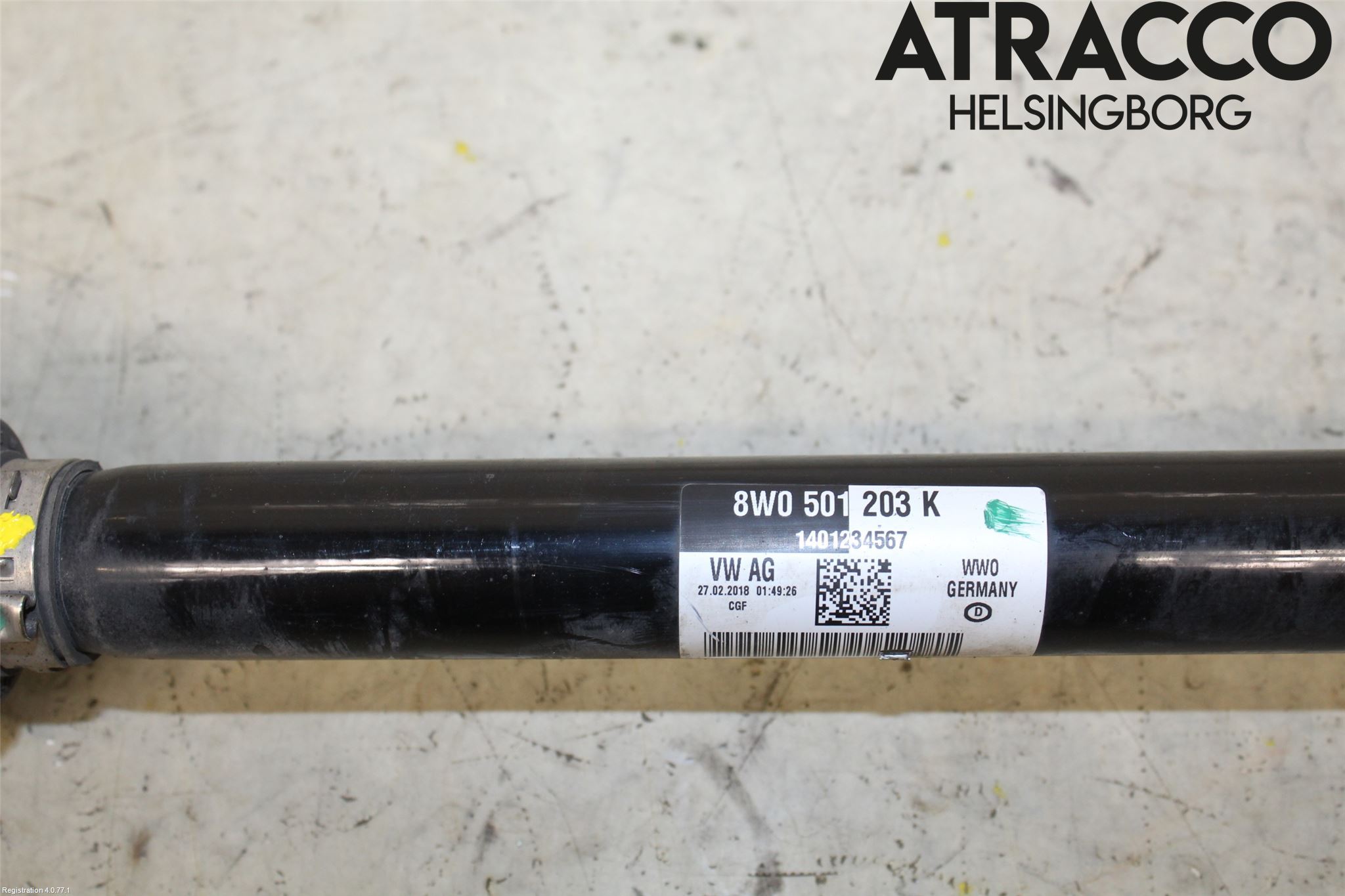 Audi A5 17- Drivaxel Bak Vänster