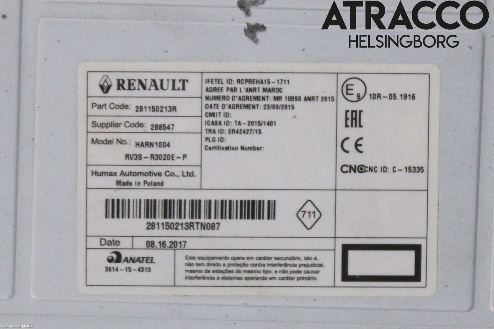 Mercedes-Benz MB CITAN (W415) 13-21 Radio