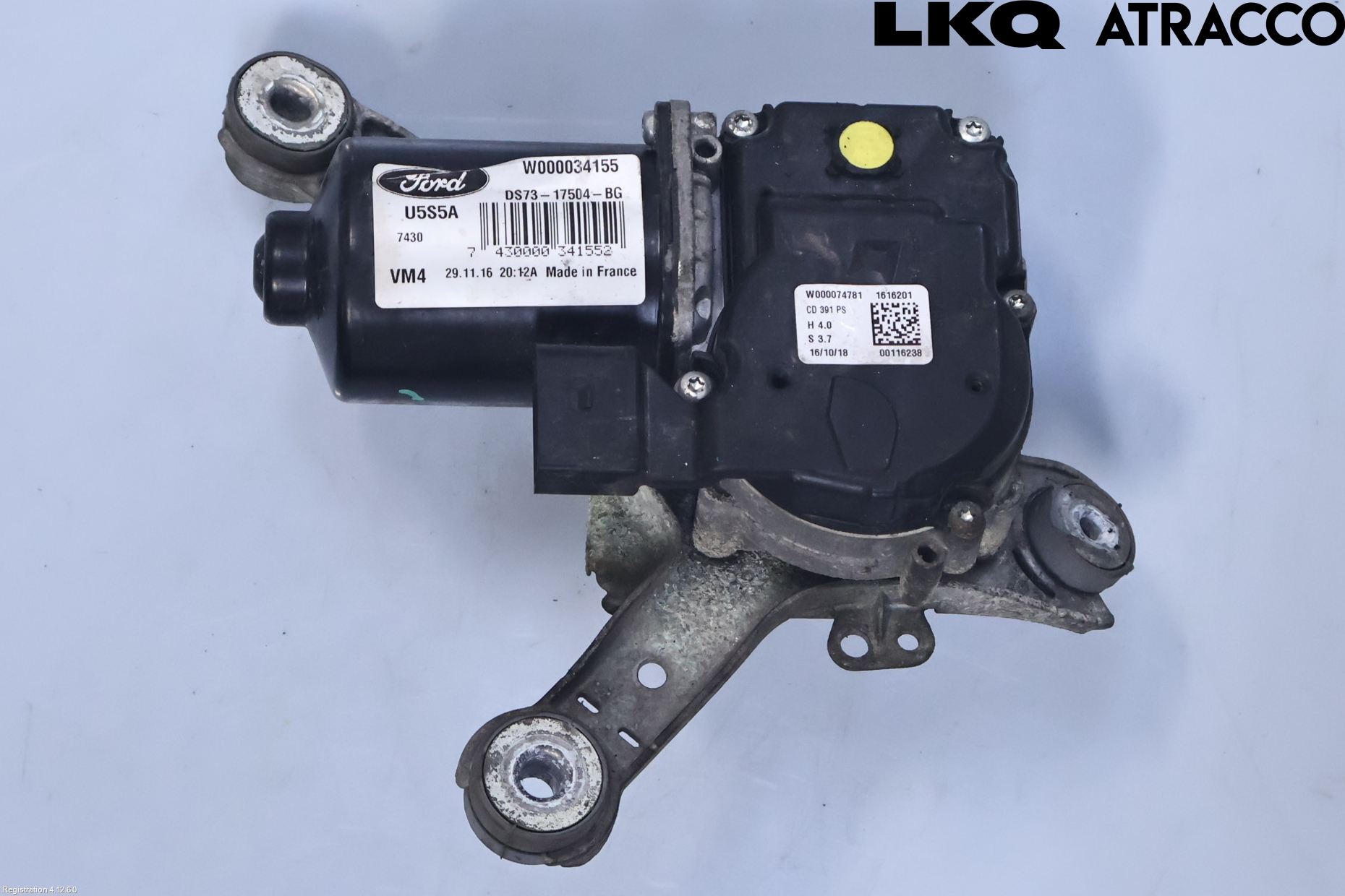 Ford MONDEO 15-22 Torkarmotor Vindruta