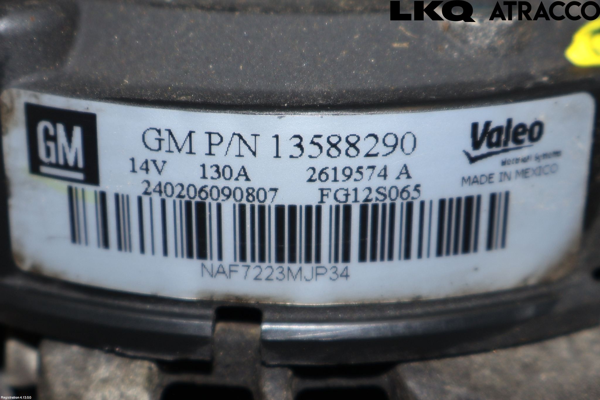 Opel ASTRA J 10-15 Generator