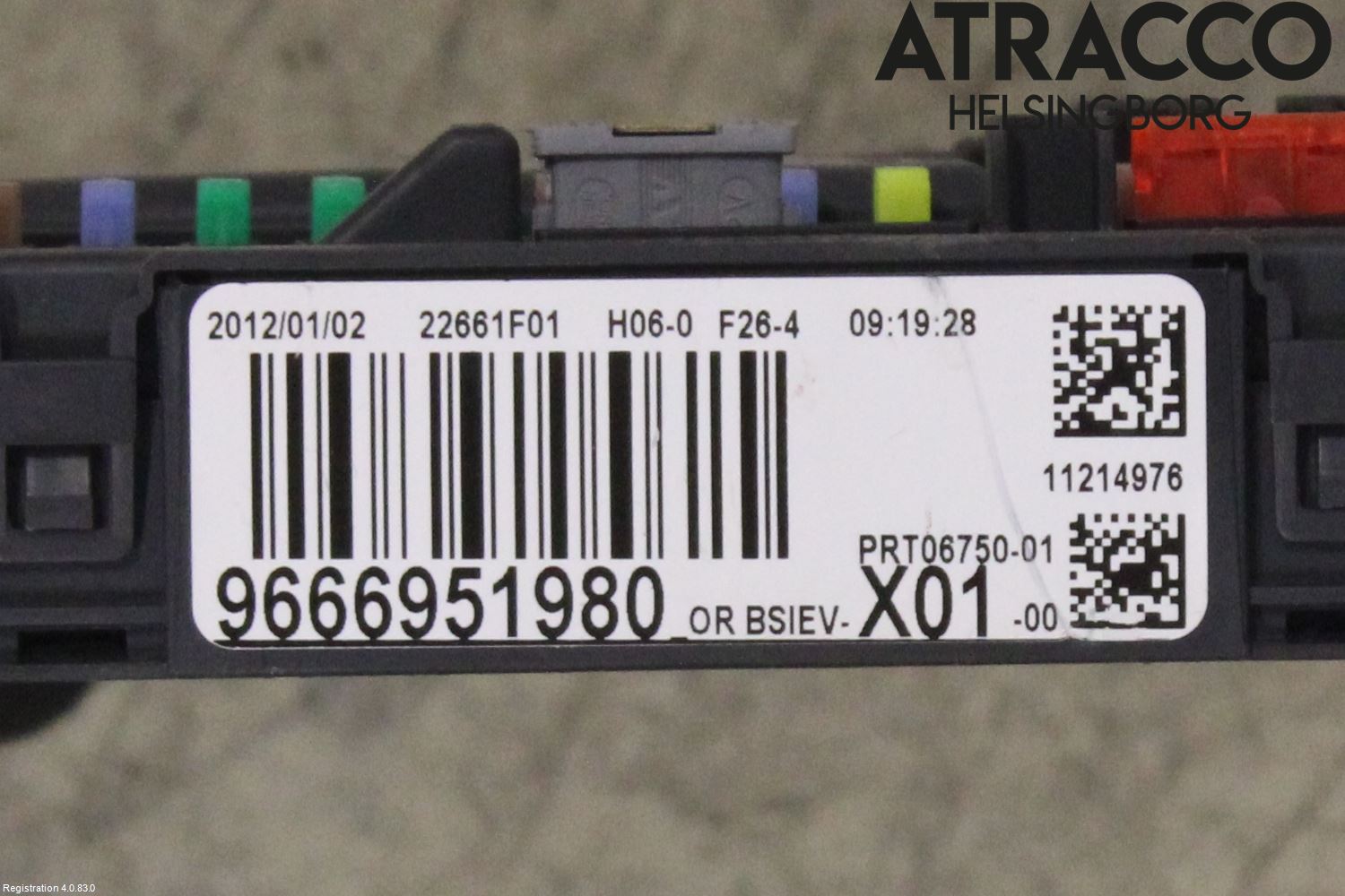 Citroen DS3 Säkringsdosa-Elcentral