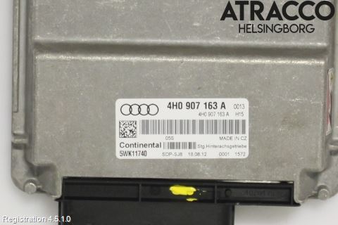 Audi A8/S8 4H 10-17 Styrenhet Fyrhjulsdrift