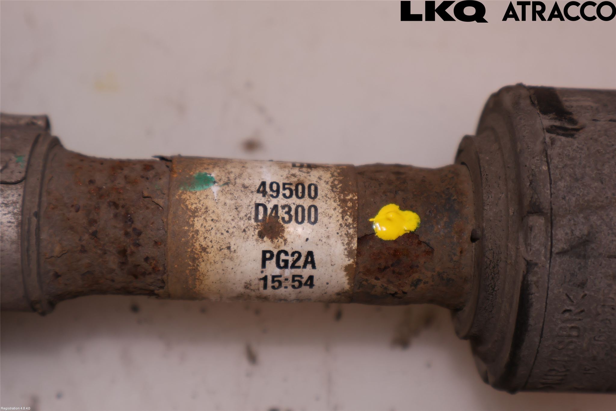 Kia OPTIMA 16-20 Drivaxel Fram Vänster