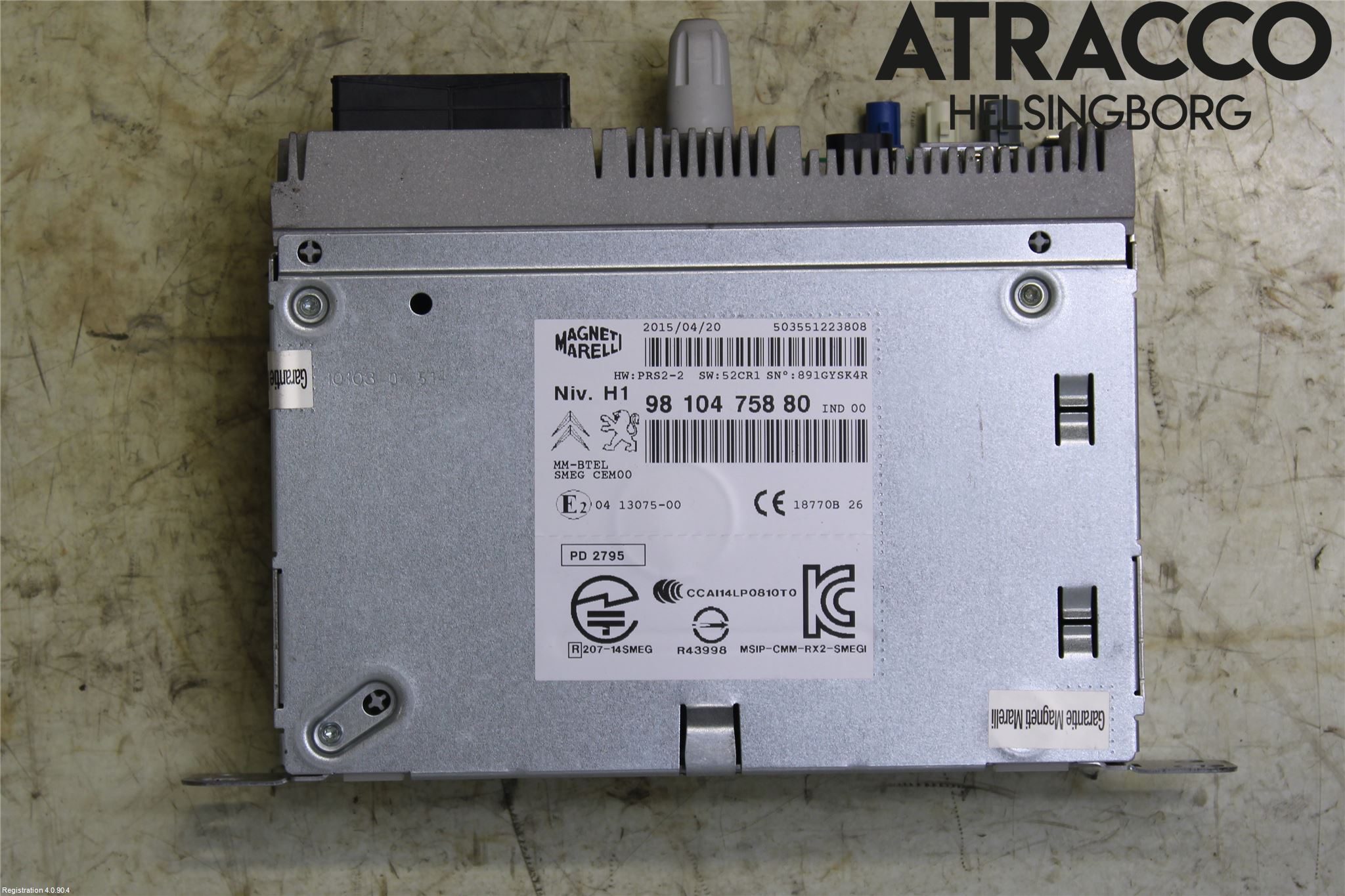 Peugeot 508 11-18 Radio