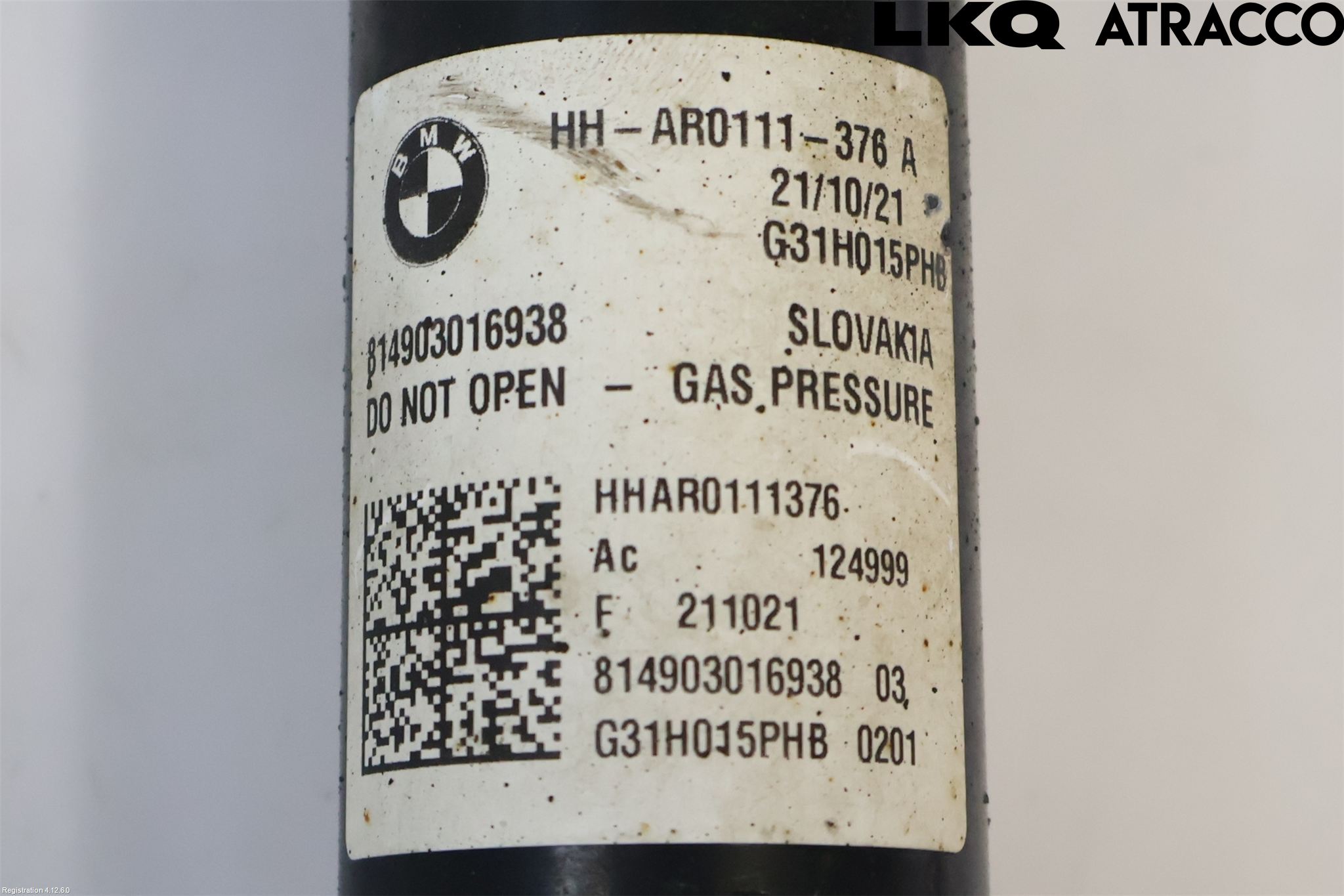 BMW 5 G30/G31/F90 17-23 Fjäderben Bak Vänster