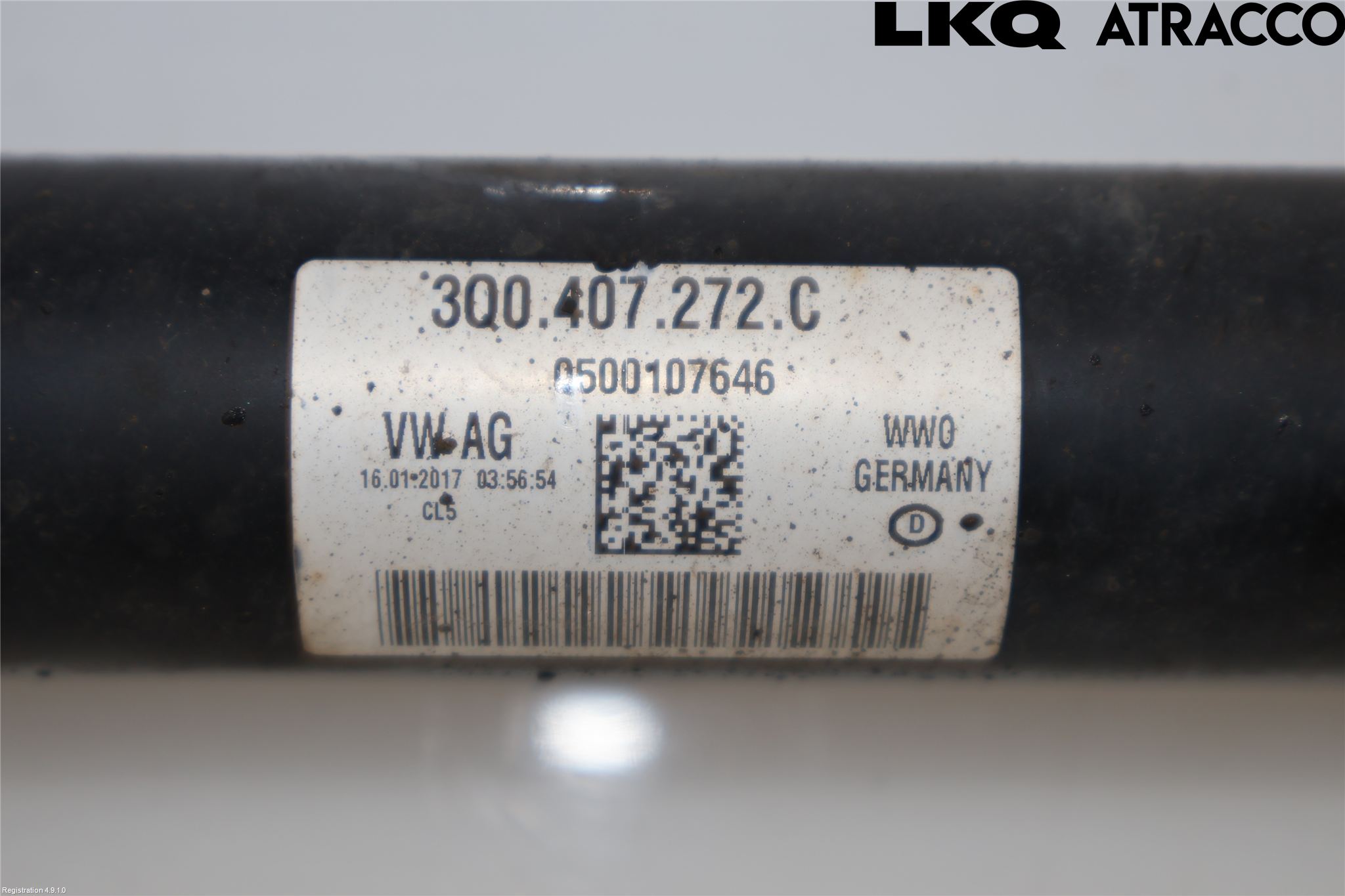 Volkswagen VW PASSAT 15-19 Drivaxel Fram Höger