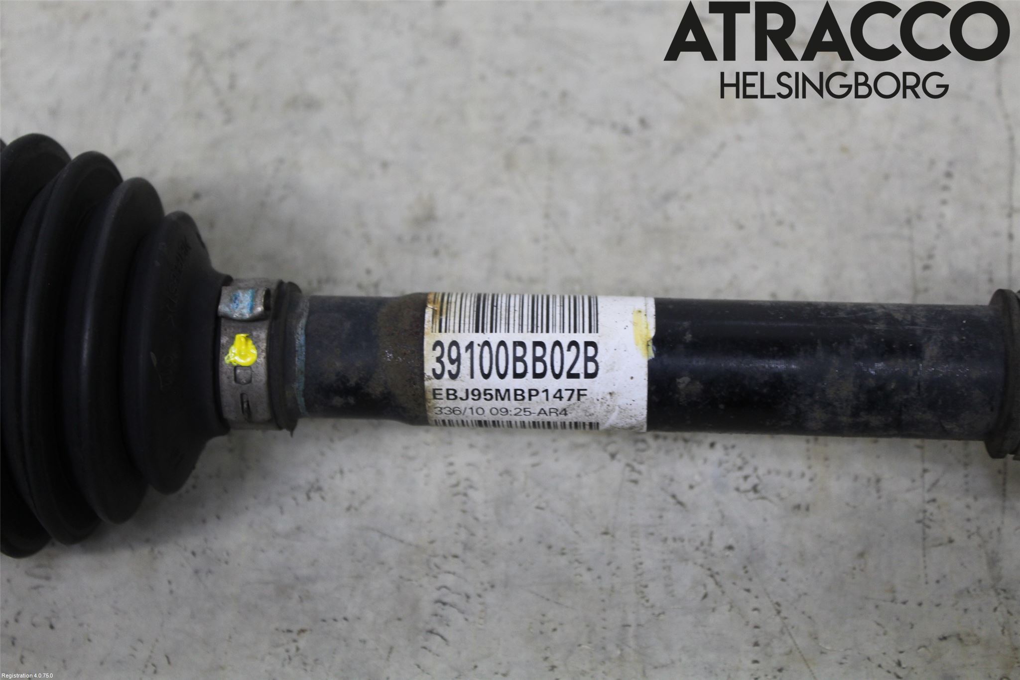 Nissan QASHQAI 10-14 Drivaxel Fram Höger