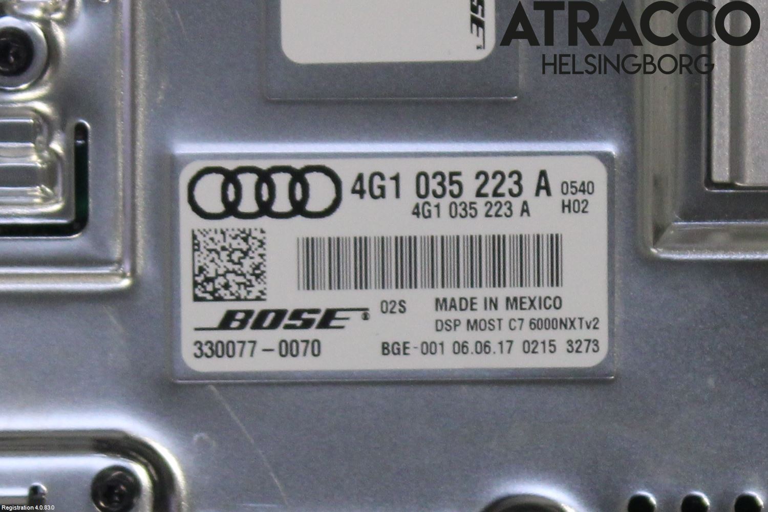 Audi A8/S8 4H 10-17 Radio-Stereo Förstärkare