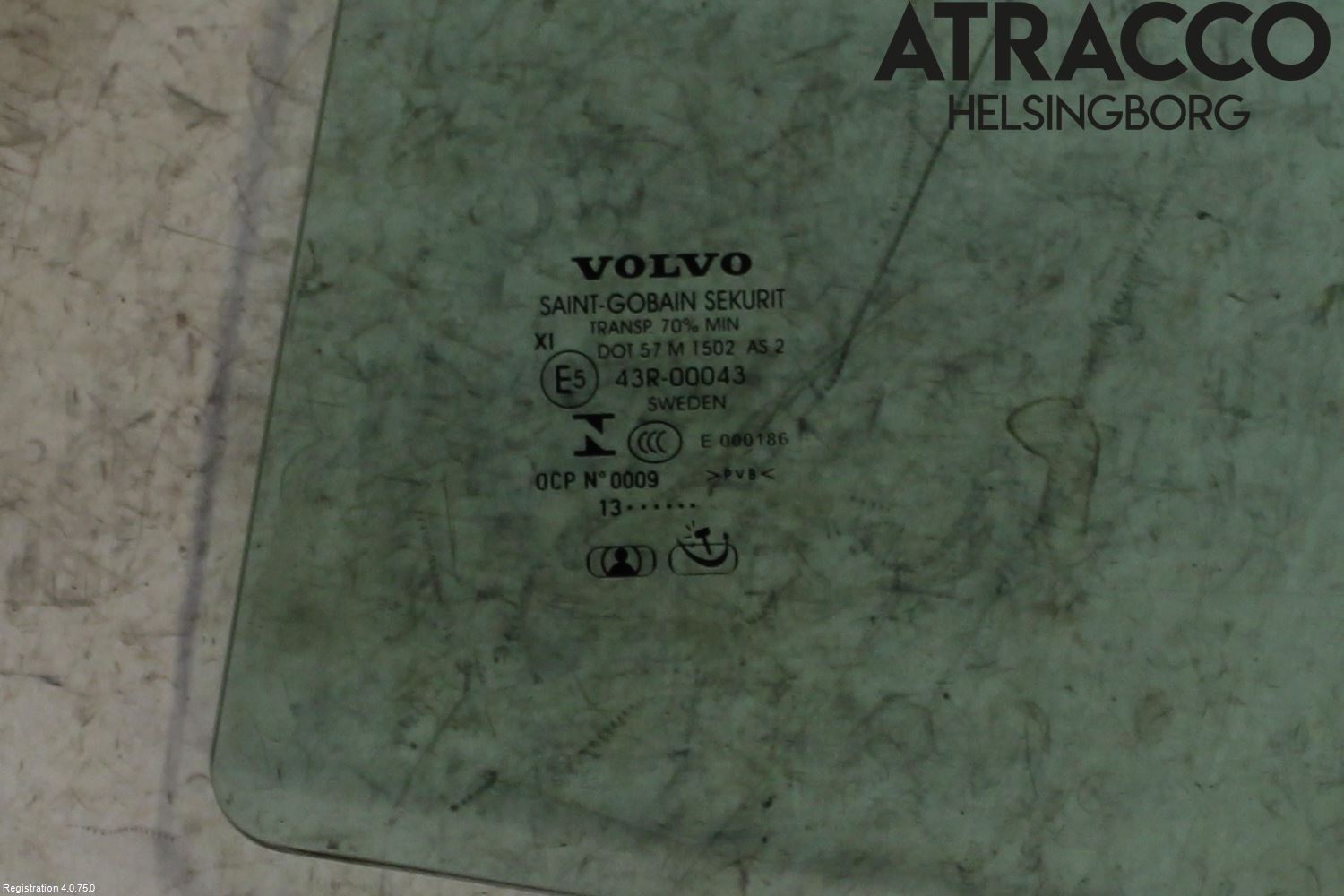 Volvo S60 14-18 Dörruta Bak Vänster