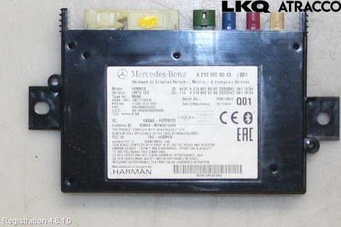 Mercedes-Benz MB C-KLASS (W205) 14-21 Styrenhet Tal