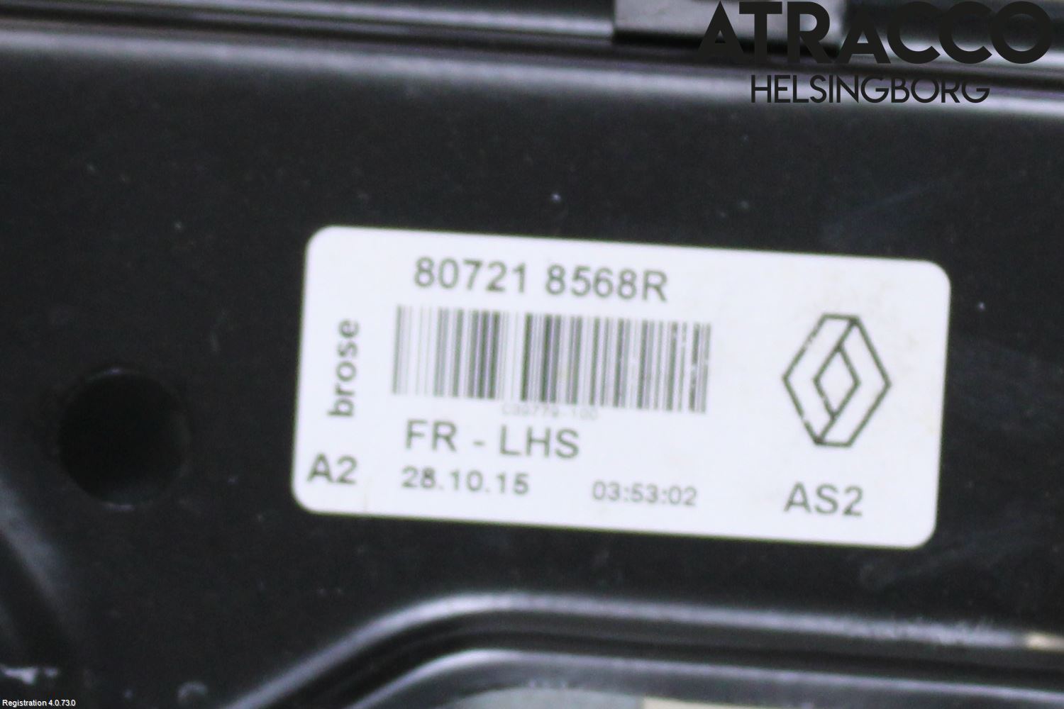 Renault KADJAR 15- Fönsterhiss El Kompl
