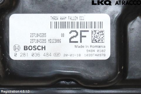 Renault KANGOO II 15-21 Styrenhet Inspump Diesel