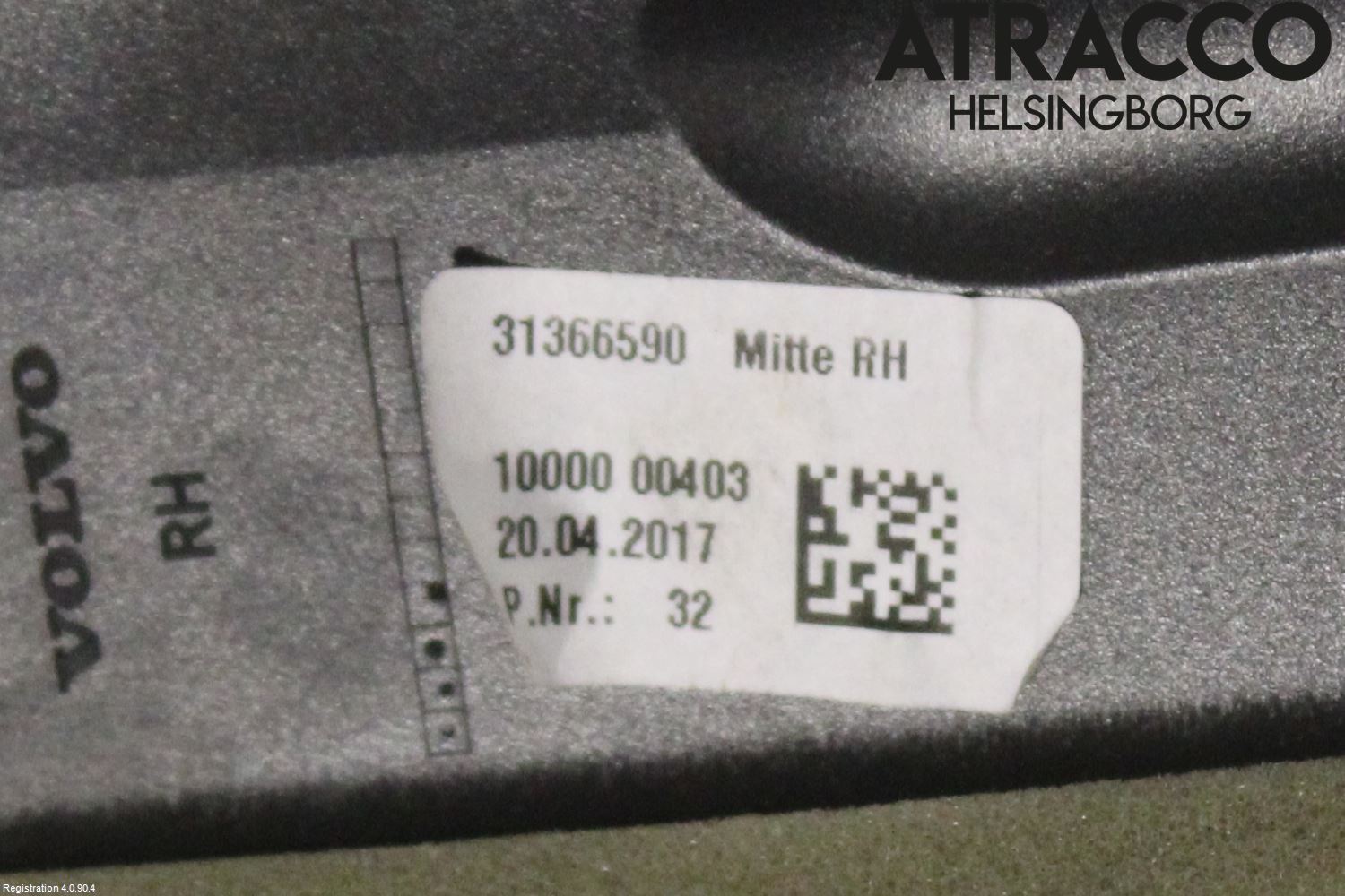 Volvo V90 17->> Defrosterkanal-Munstycke