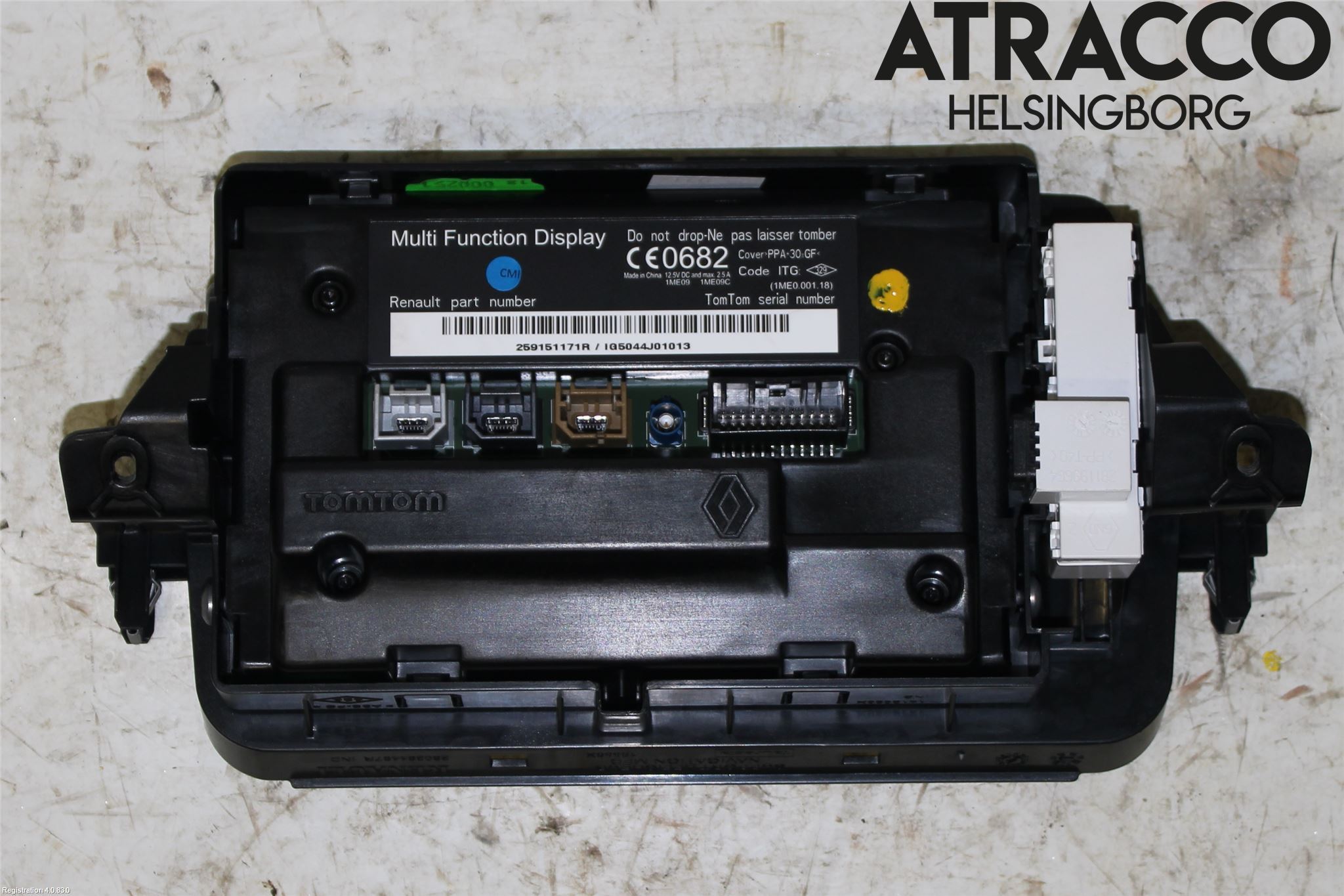 Renault MEGANE III 09-15 Multifunktionsdisplay