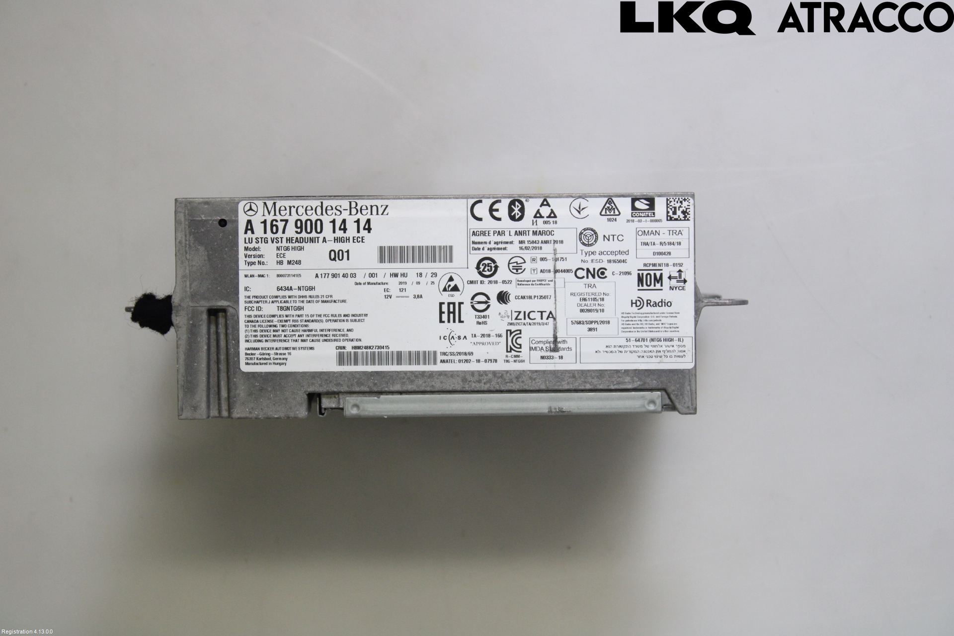 Mercedes-Benz MB A-KLASS (W176) 13-18 Radio