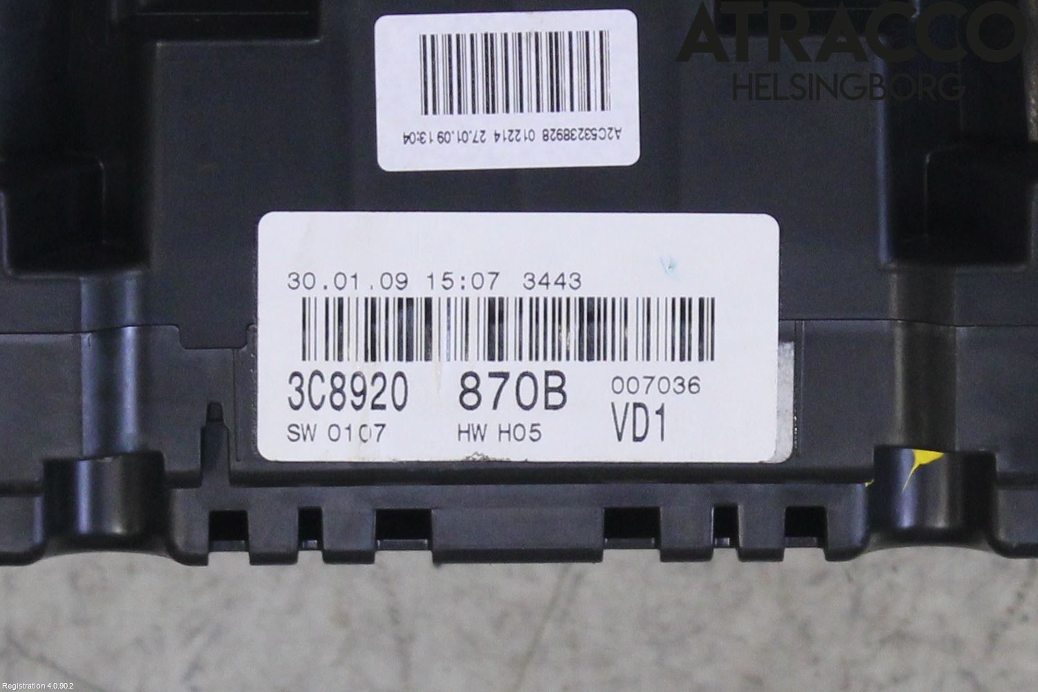 Volkswagen VW PASSAT CC 08-16 Instrument Komb
