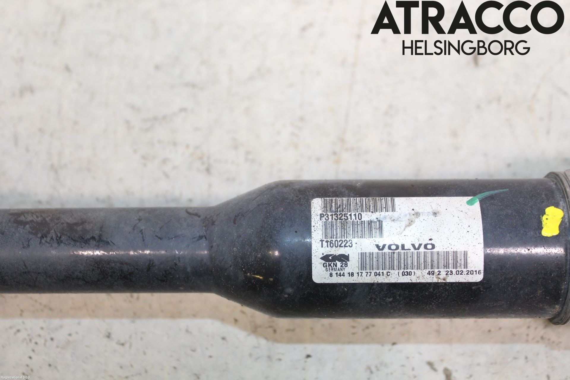 Volvo XC60 14-17 Drivaxel Fram Vänster