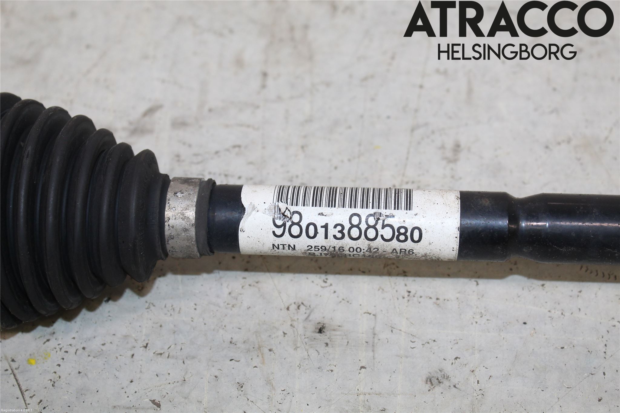 Citroen C3 10-17 Drivaxel Fram Vänster