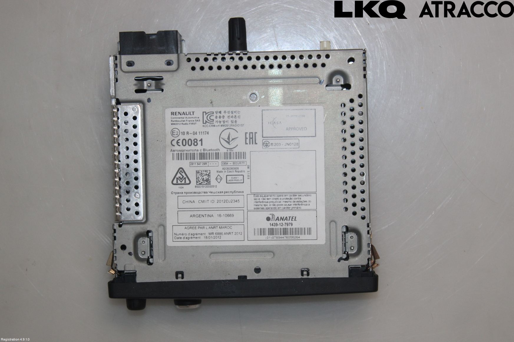 Opel MOVANO B 10-22 Cd Radio - Multimediapanel