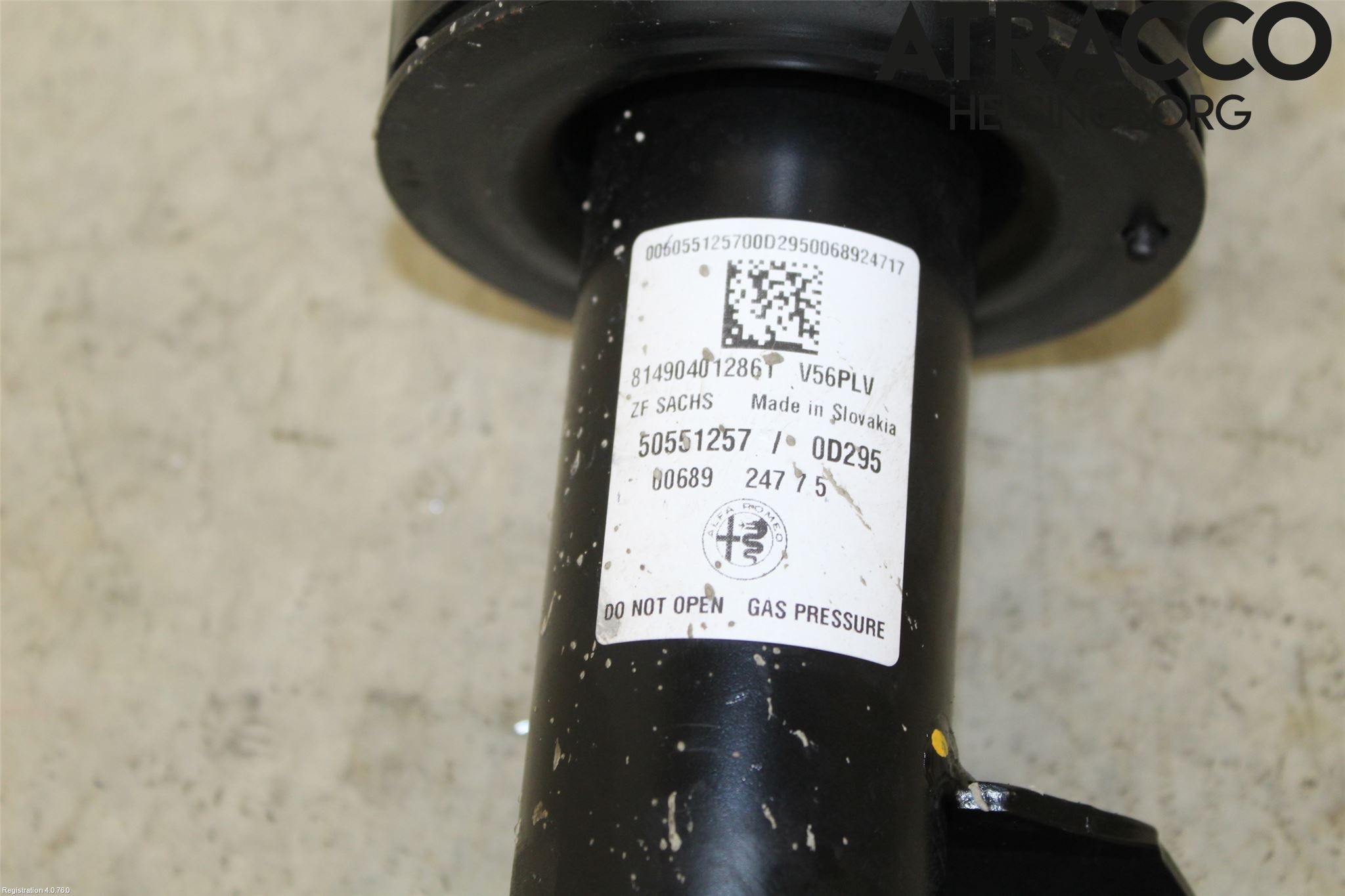 Alfa STELVIO 17- Fjäderben Fram Höger