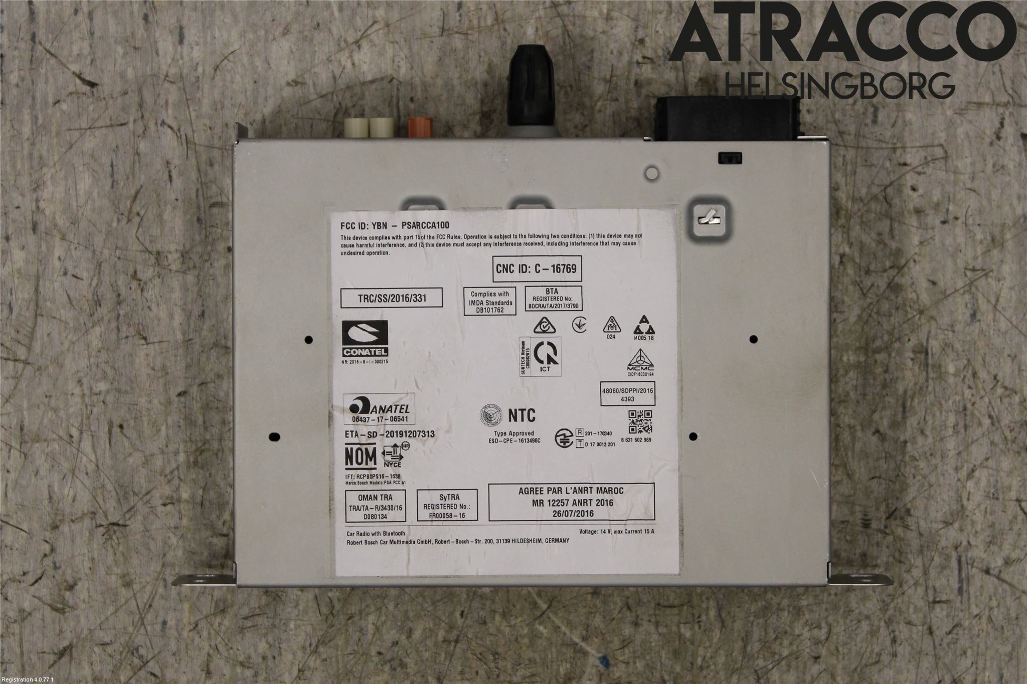 Peugeot 208/E-208 20- Cd Radio - Multimediapanel