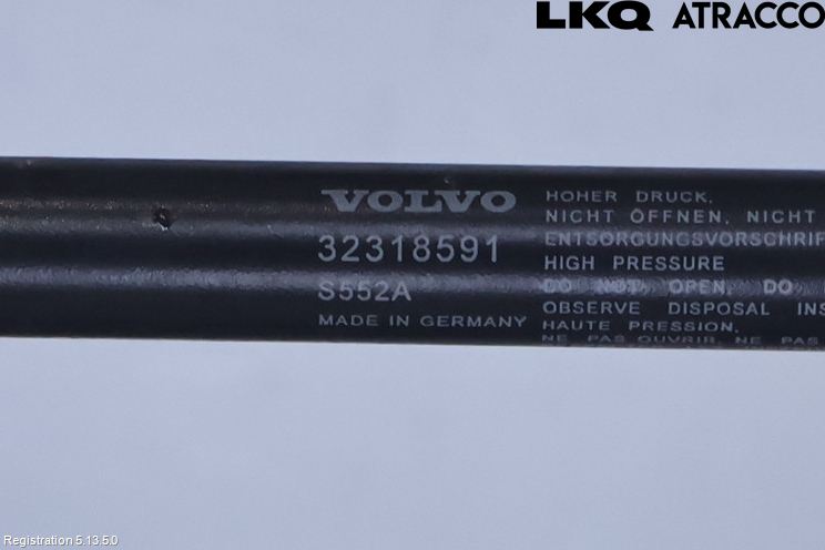 Volvo XC60 18- Gasfjäder Motorhuv