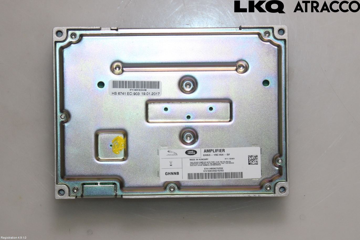 Jaguar XF (X260) 16-24 Radio-Stereo Förstärkare