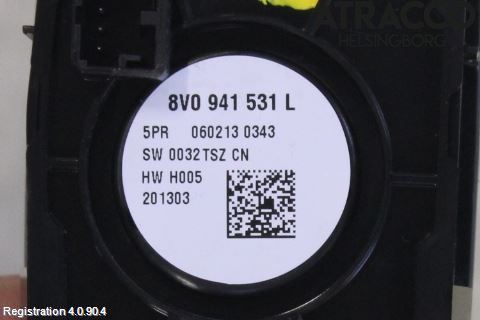 Audi A3/S3 8V 13-20 Strömställare Ljus