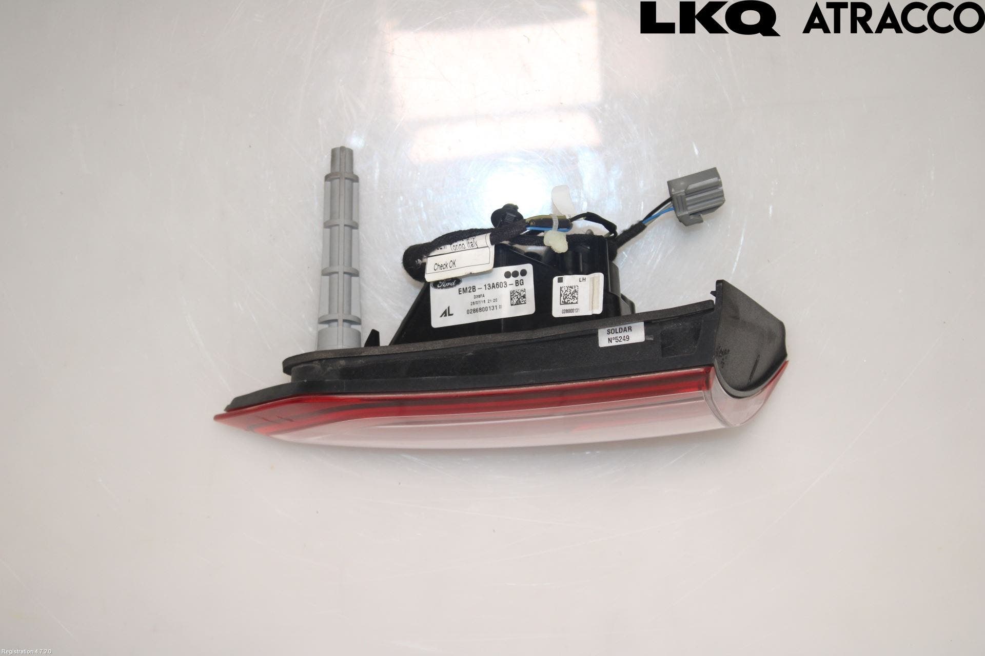 Ford S-MAX 06-15 Bakljus Lucka Vä