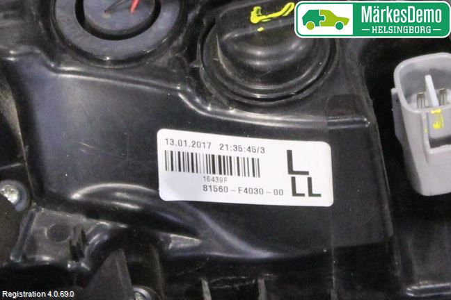 Toyota C-HR 16-23 Bakljus Vänster