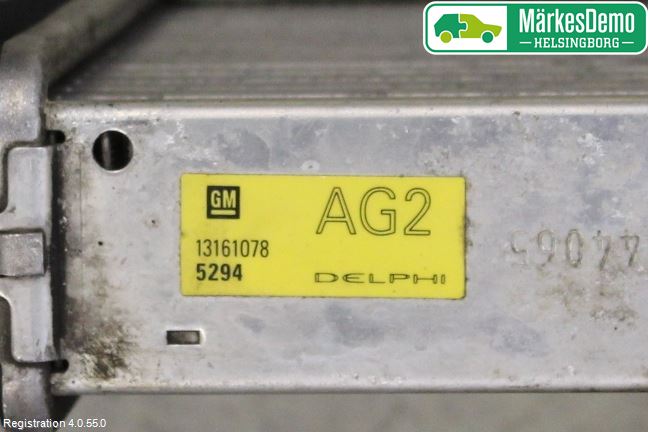 Opel ASTRA H 04-12 Laddluft-Intercooler Kyl