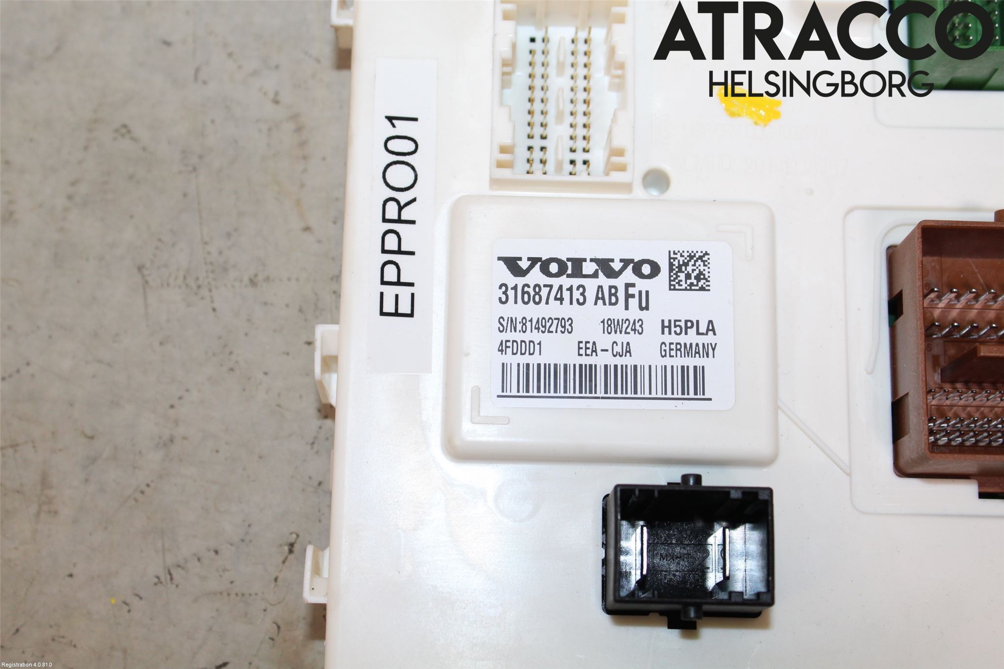 Volvo XC40/RECHARGE 18- Säkringsdosa-Elcentral