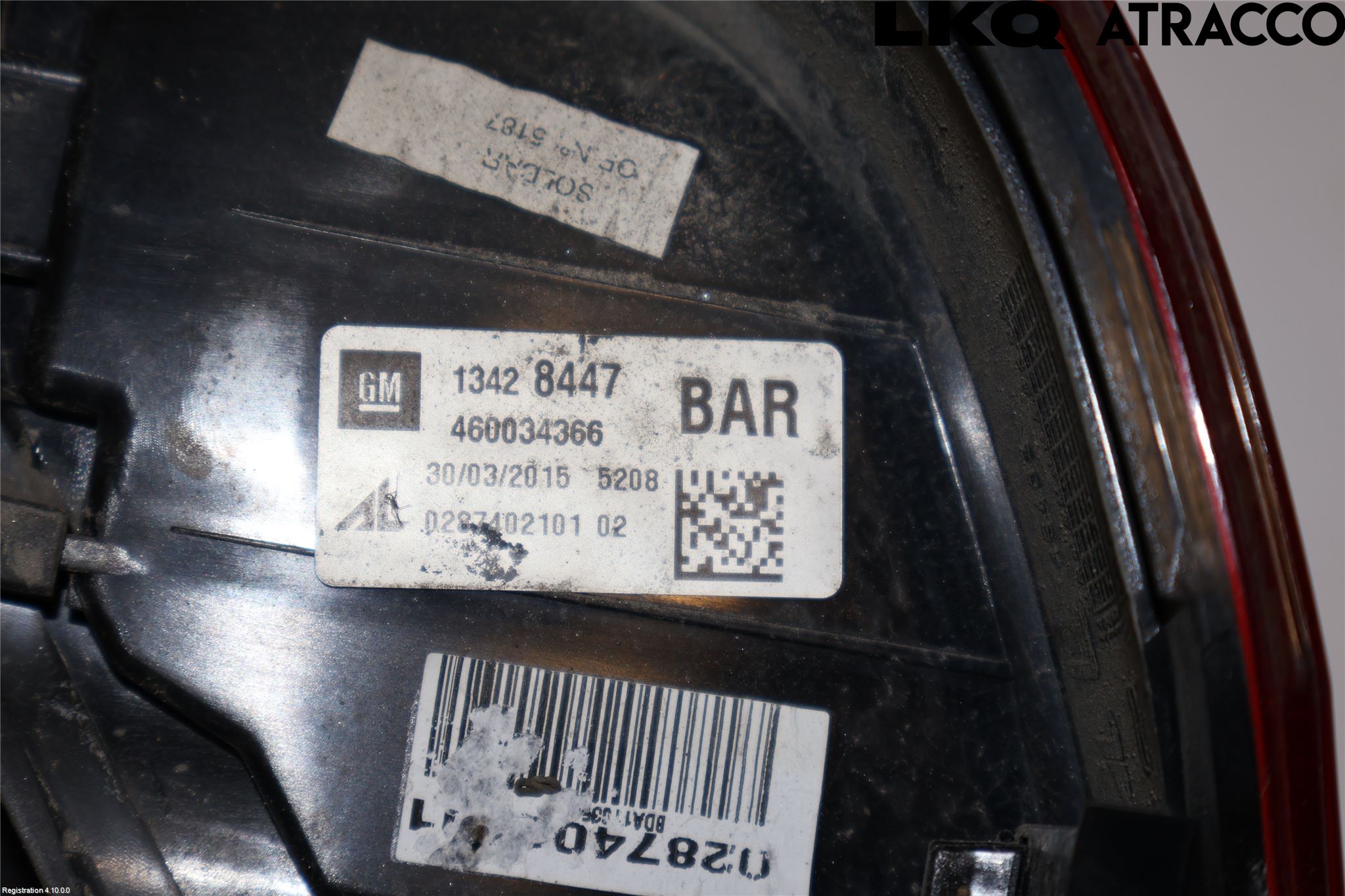 Opel CORSA E 15-19 Bakljus Vänster