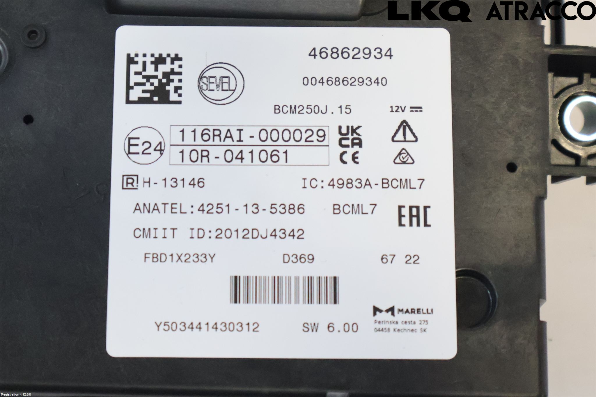 Fiat DUCATO/E-DUCATO 24- Säkringsdosa-Elcentral