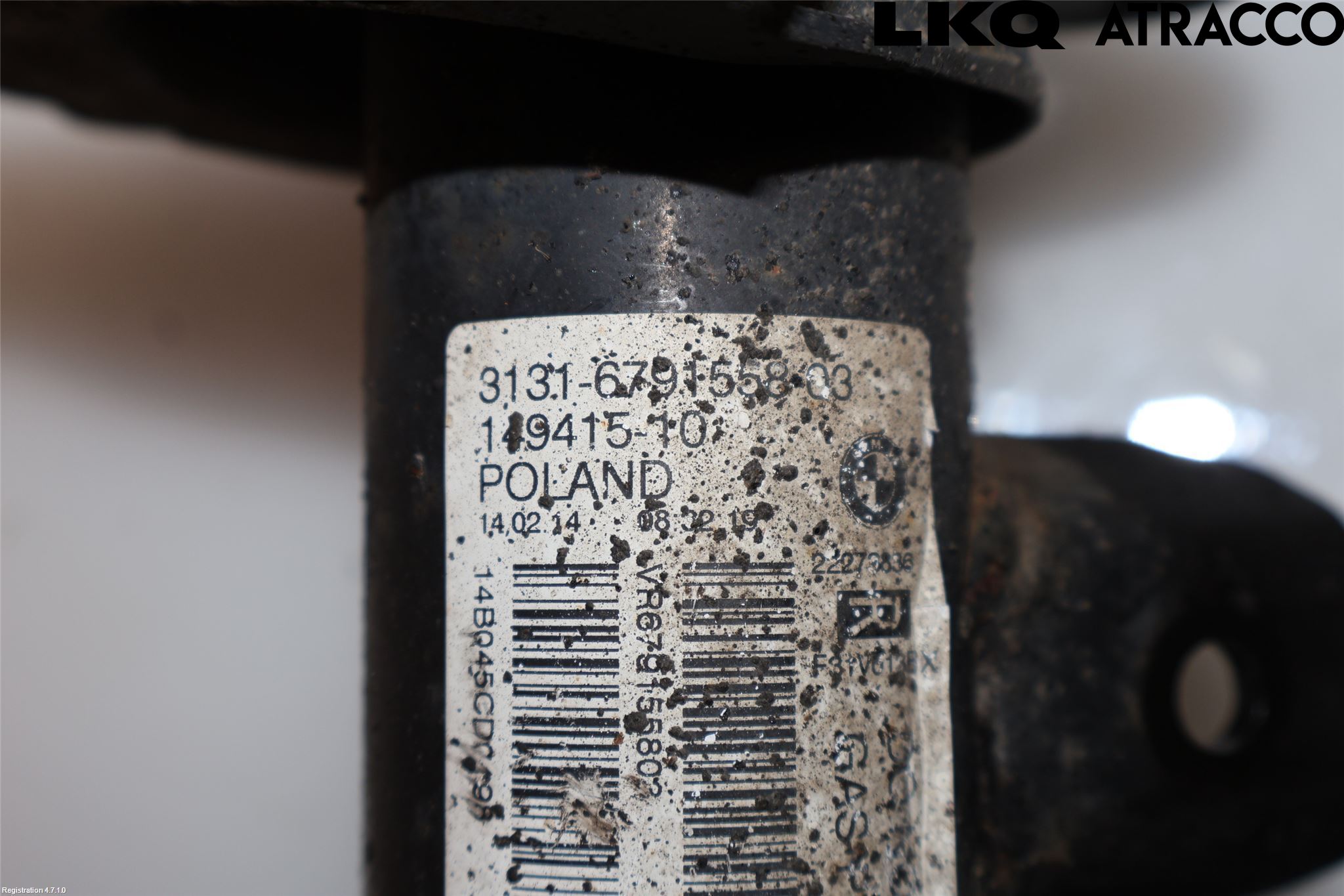 BMW 3 F30/F31/F80 12-19 Fjäderben Fram Höger