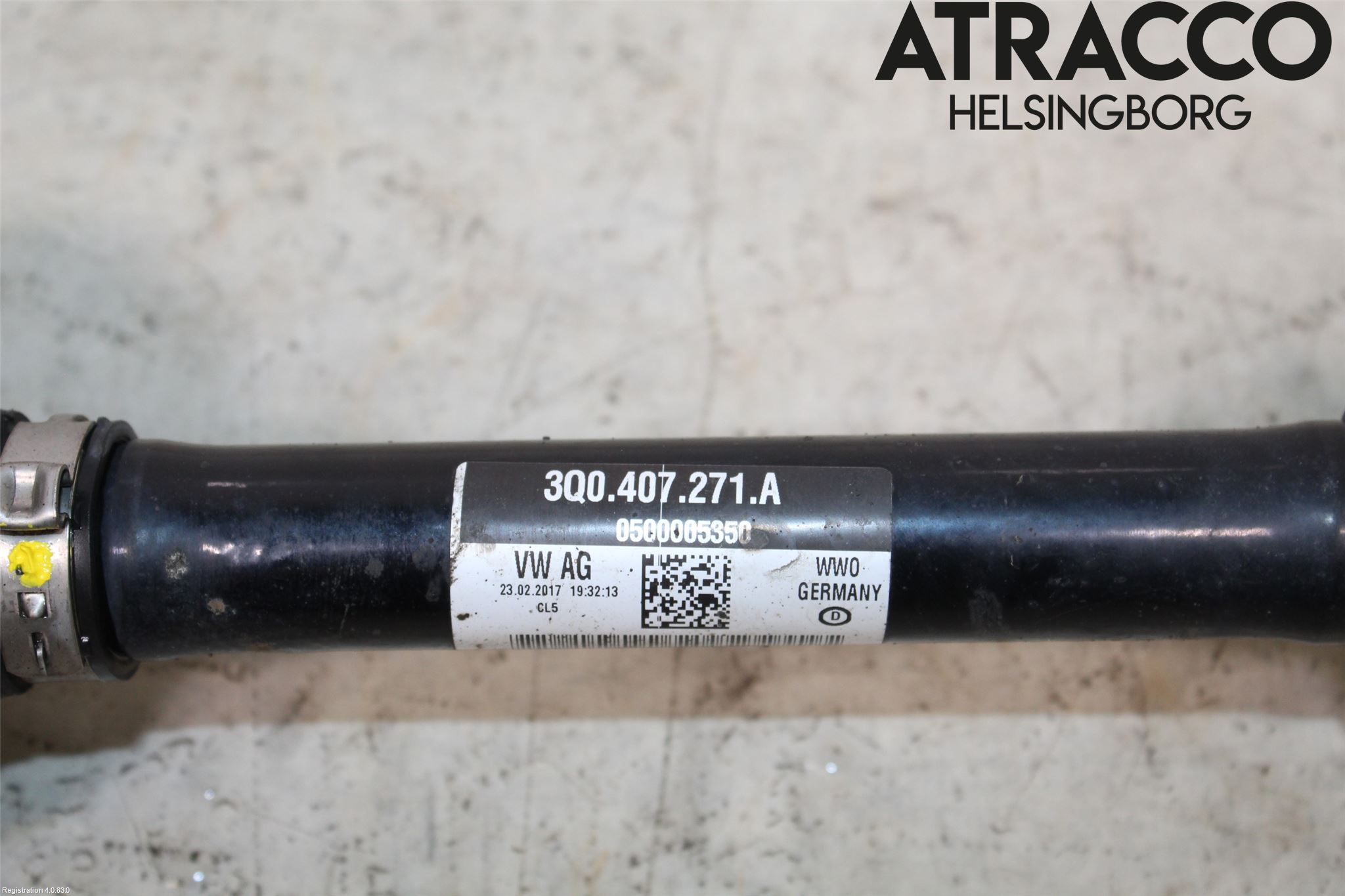 Volkswagen VW TIGUAN 16-24 Drivaxel Fram Vänster