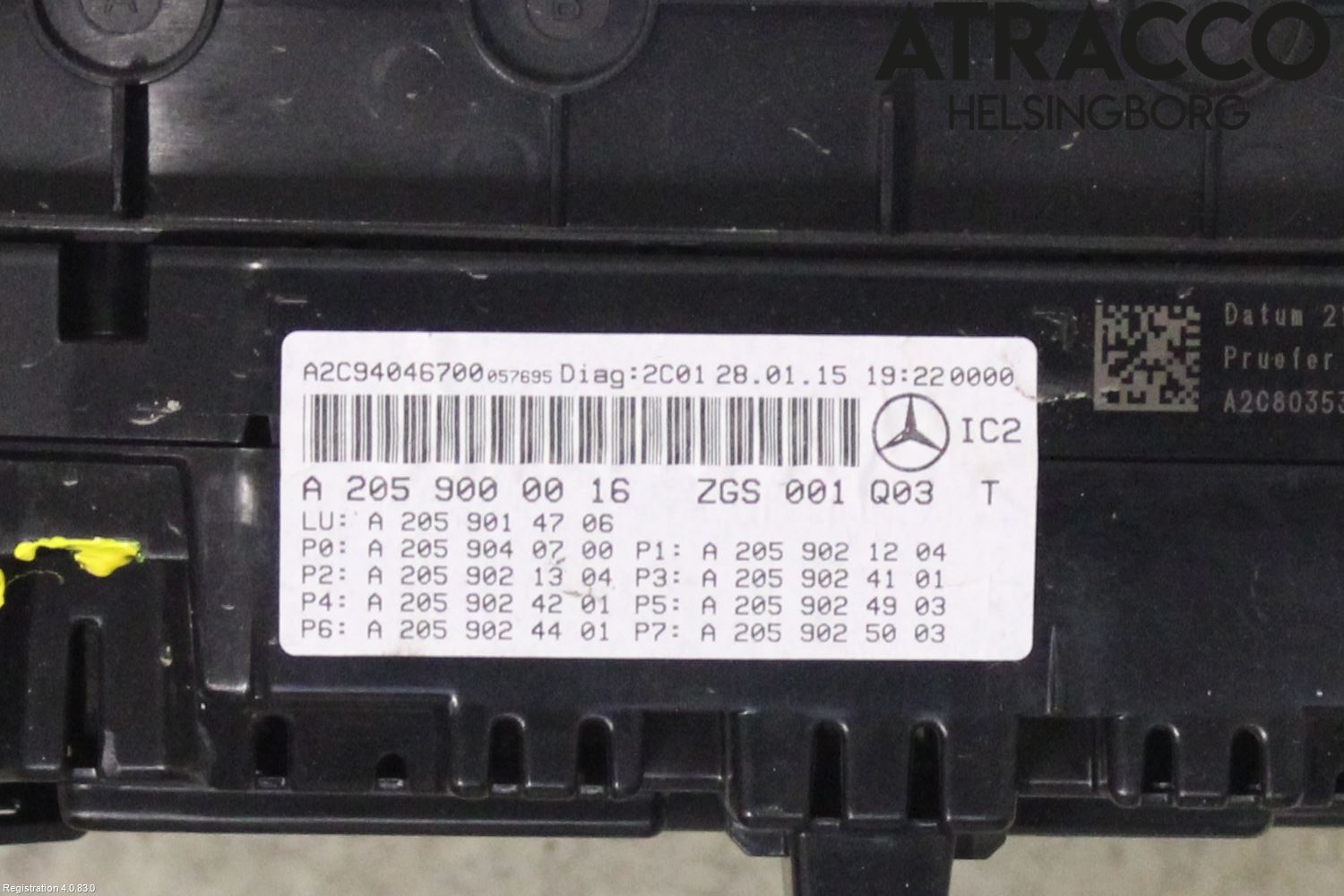 Mercedes-Benz MB C-KLASS (W205) 14-21 Instrument Komb