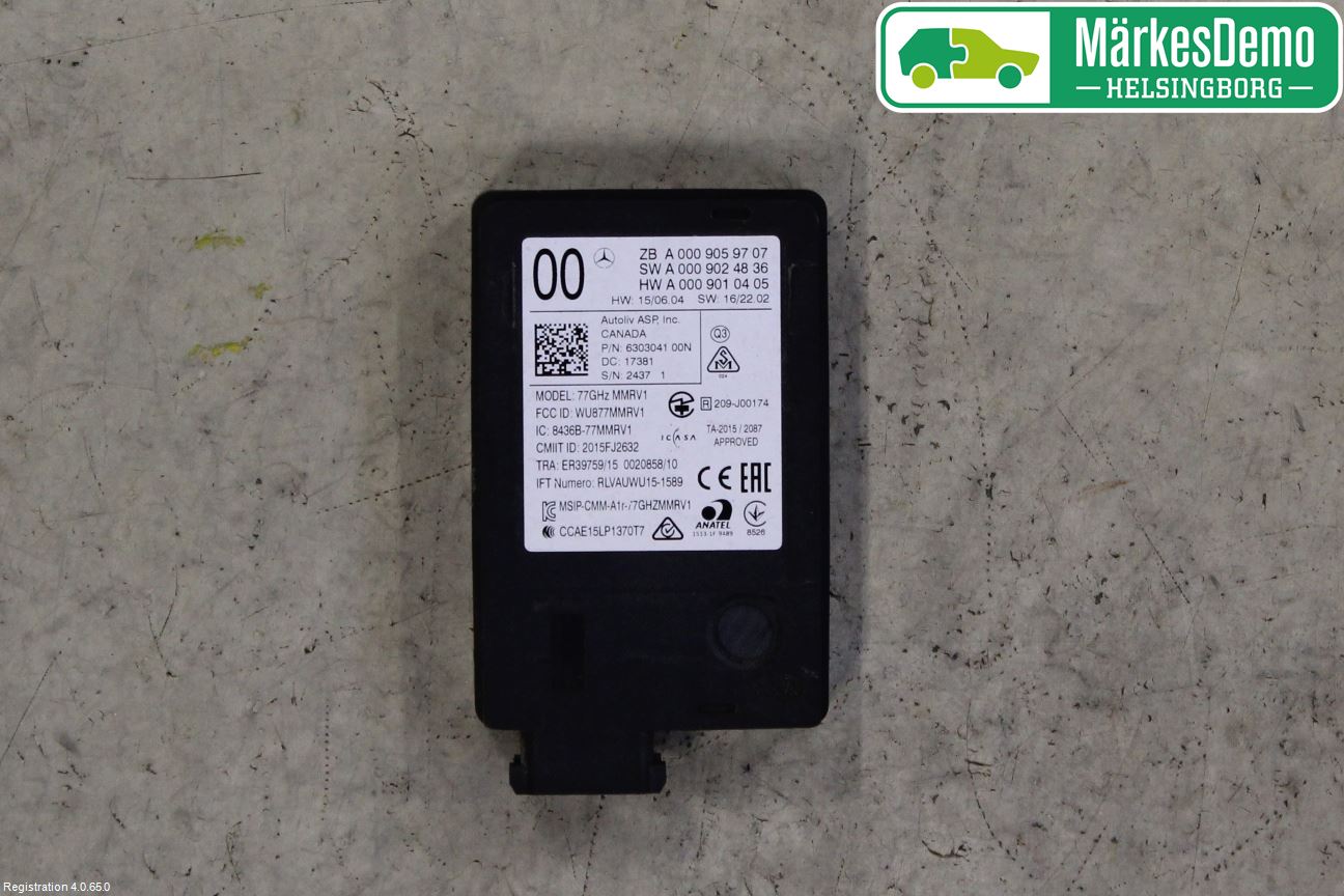 Mercedes-Benz MB E-KLASS (W213) 16-23 Sensor Aktivt Kollisionsskydd