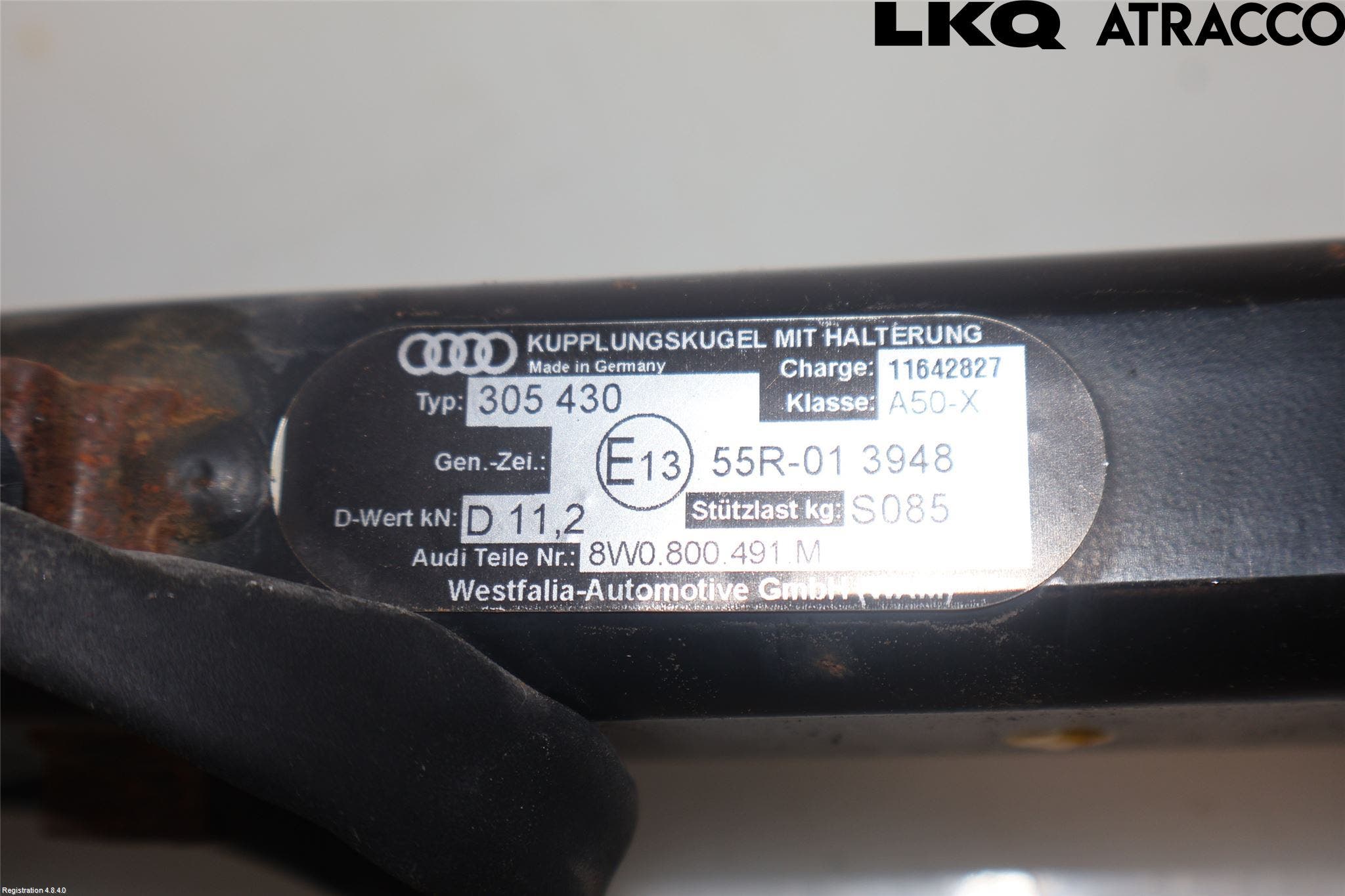 Audi A4/S4 B9 16-19 Dragkrok