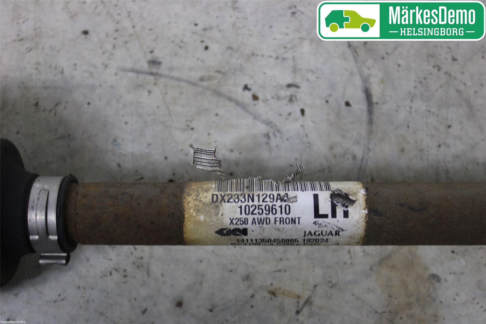 Jaguar XF 08-15 Drivaxel Fram Vänster