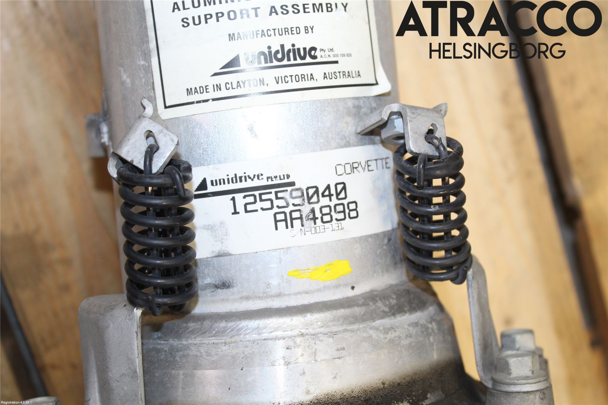 Chevrolet CORVETTE Mellanaxel Komp