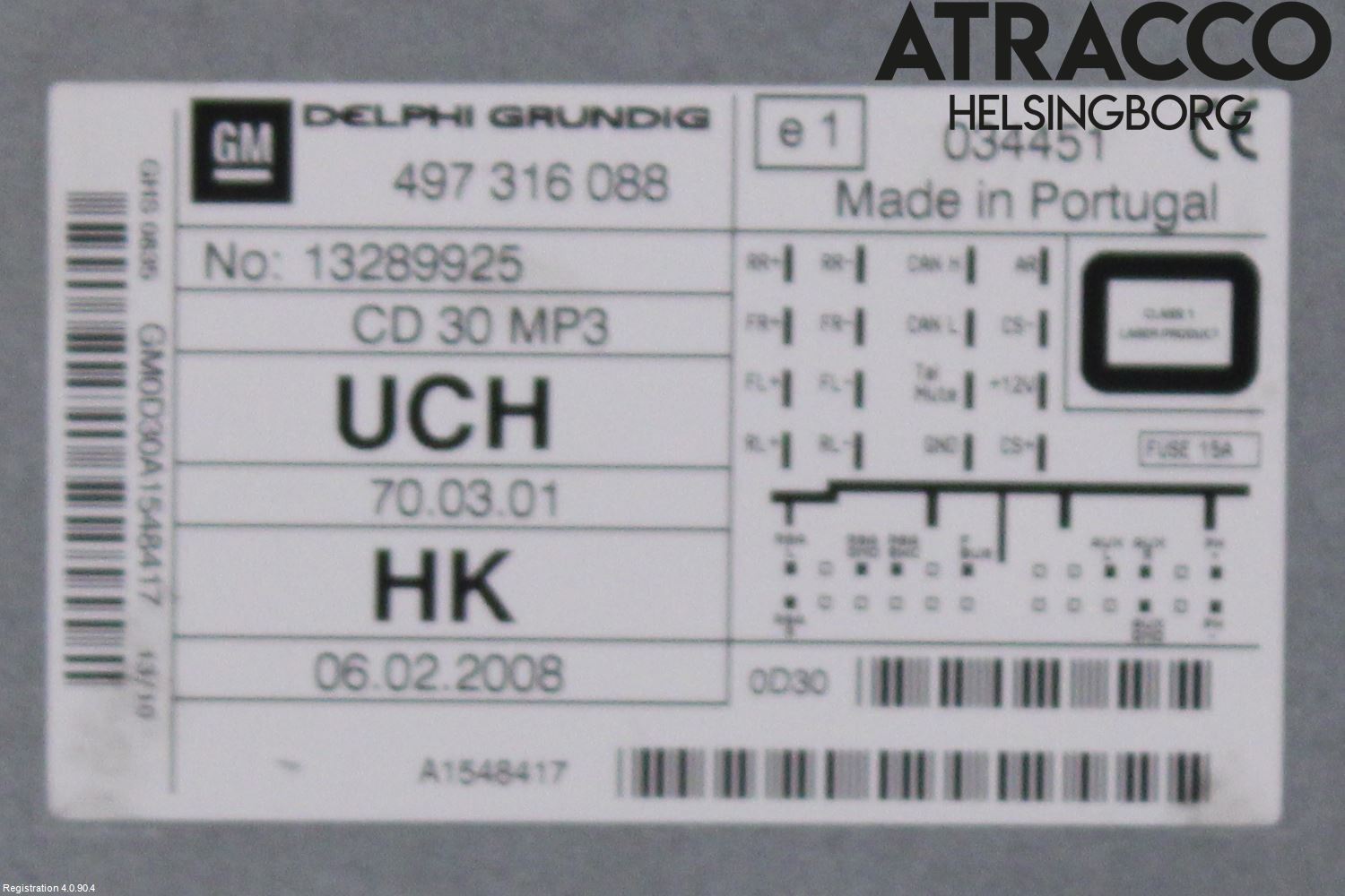 Opel CORSA D 07-14 Cd Radio - Multimediapanel