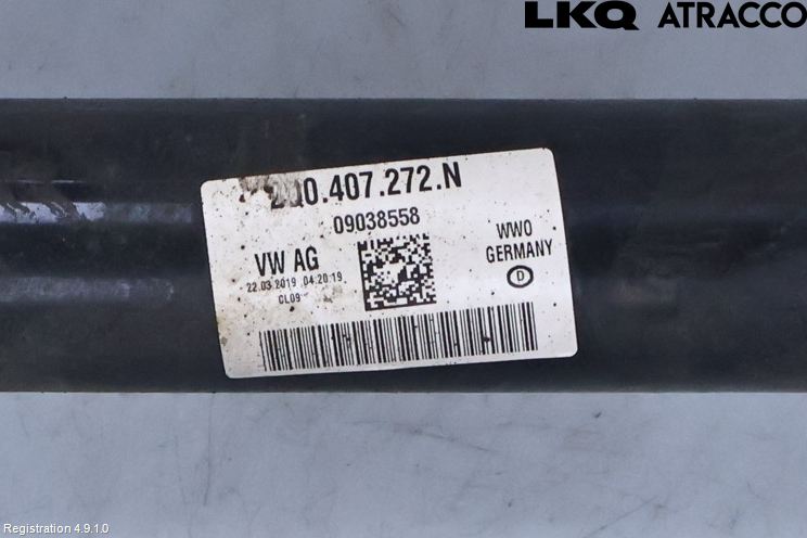 Volkswagen VW POLO VI 18->> Drivaxel Fram Höger
