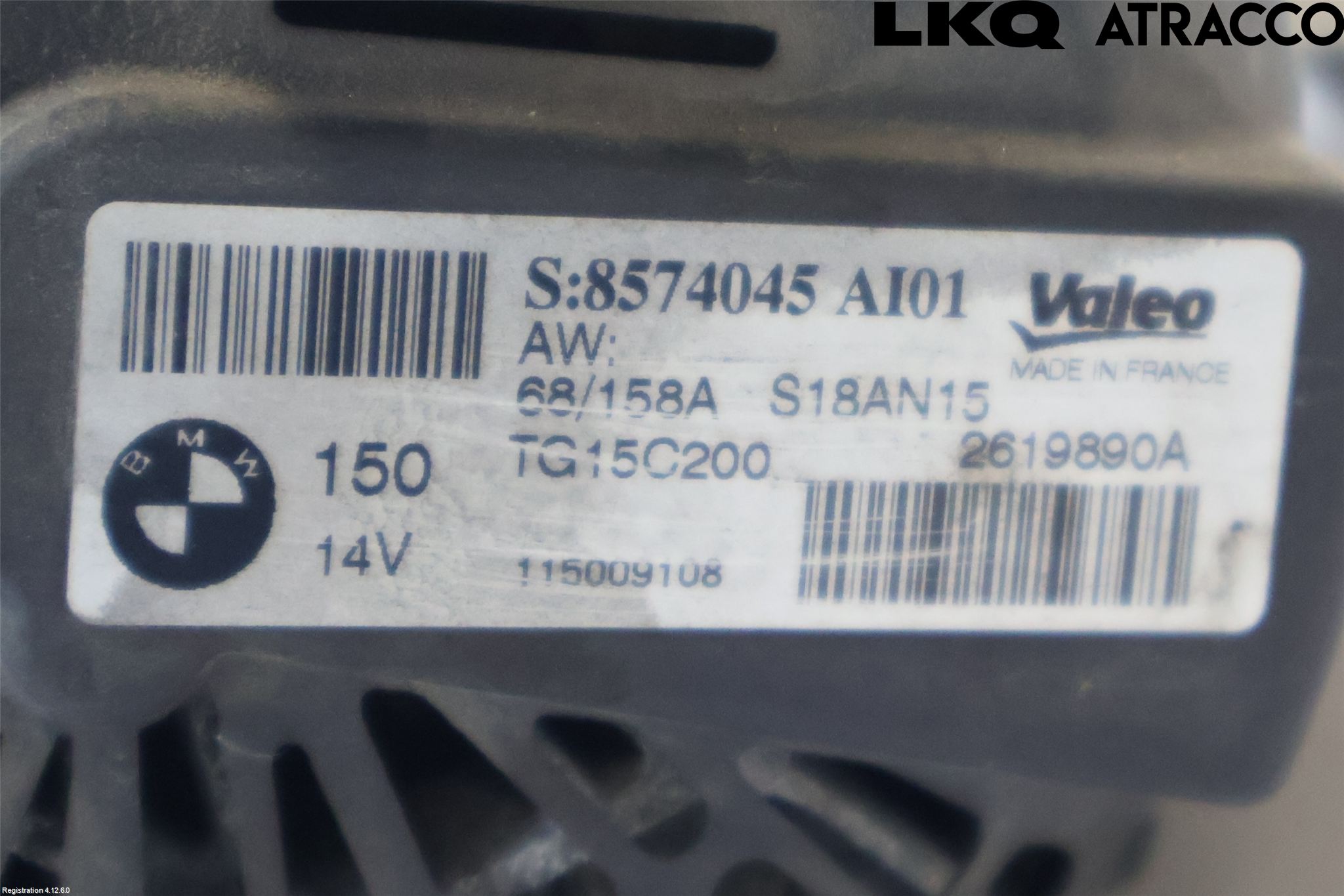 Toyota AVENSIS 16-18 Generator